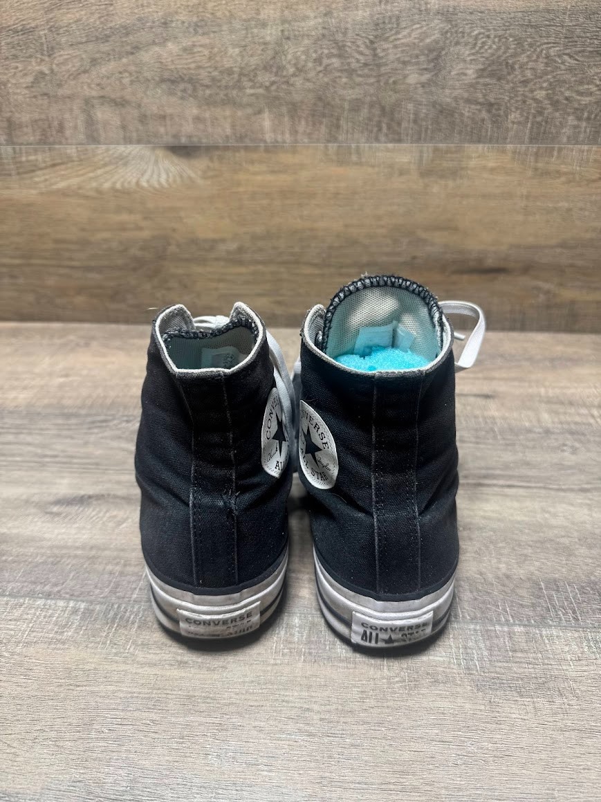 Converse Lift Platform Black Canvas High Top Sneakers Women's Size 8 thumbnail 3