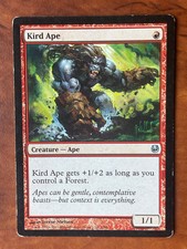 Kird Ape MTG Magic the Gathering Card MP Moderately Played DDH