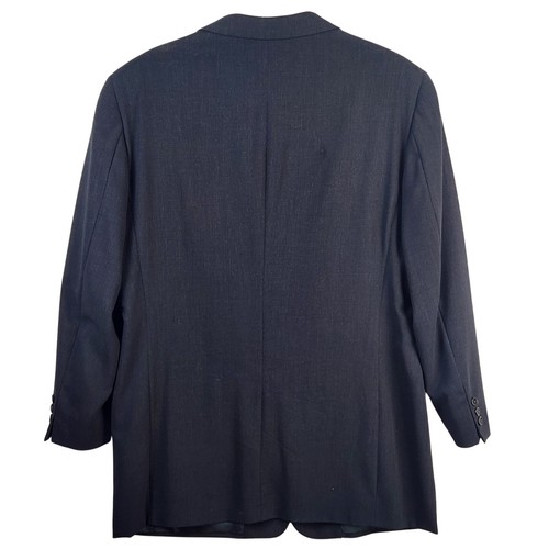 Armani Collezioni 100% Wool Charcoal Grey Suit Pleated Slcks Single Breasted 42L - Picture 4 of 24