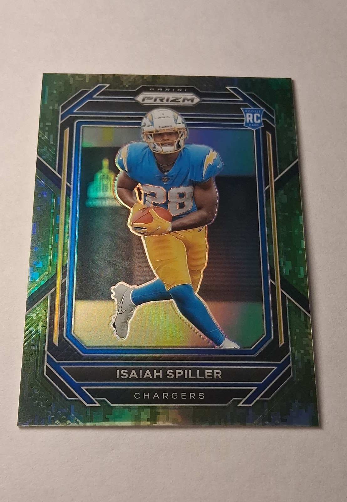 Isaiah Spiller Panini Prizm #324 Navy Camo