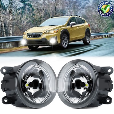 For SUBARU CROSSTREK 2018-2023 H11 6000K LED Fog Light Driving Bumper Lamps  2X
