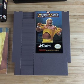 WWF WrestleMania (NES) 1989 MANCANTE MANUALE + Poster | Hulk Hogan WWF