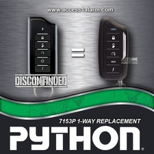 Python 7153P 1-Way 5-Button Remote Control Fo...