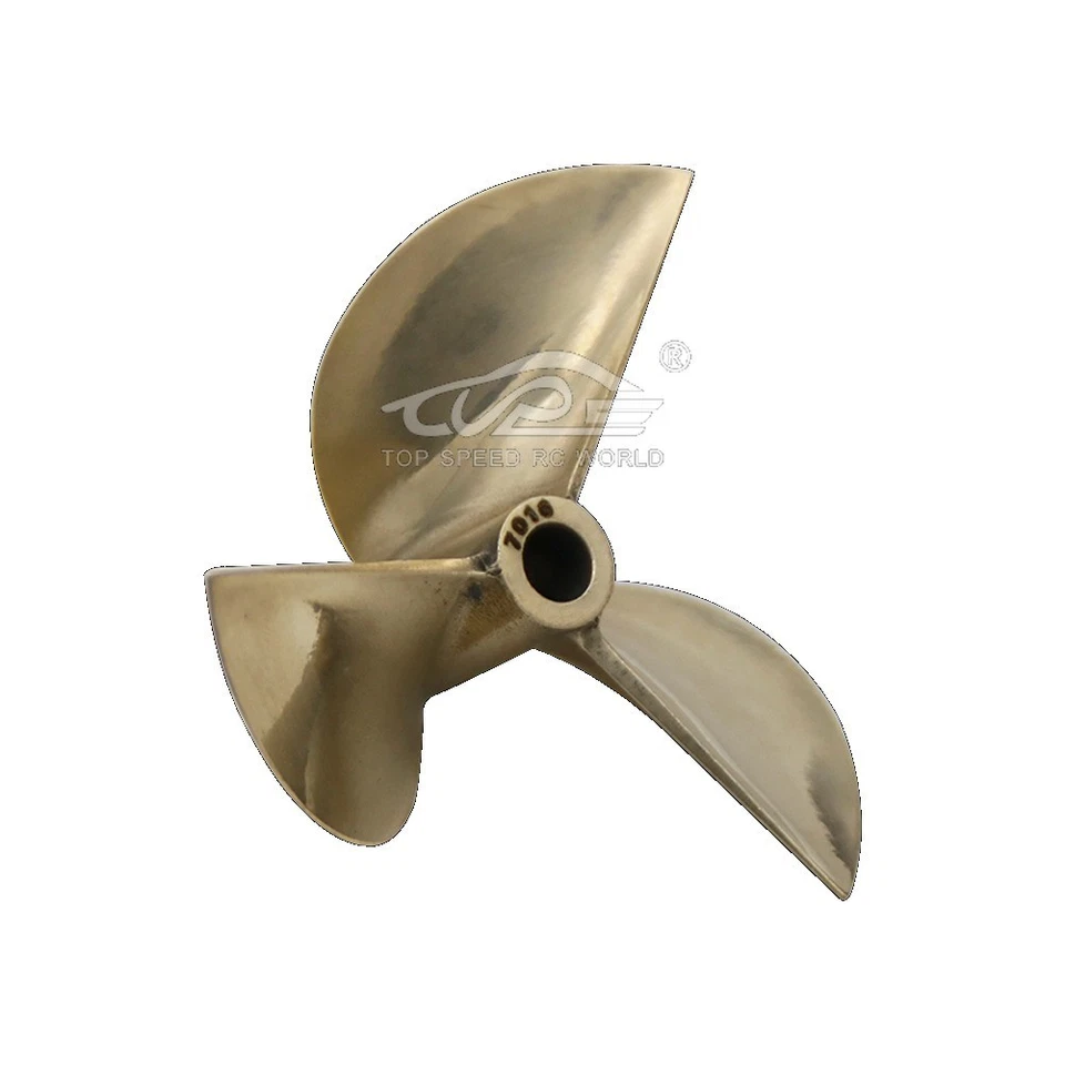 TSRC 70 mm Durchmesser Propeller Metall 1 Stück für RC Bootszubehör - Bild 2 von 4