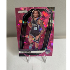 2024-25 Panini Prizm Devin Carter Sacramento Kings Pink Ice Prizm Rookie #231