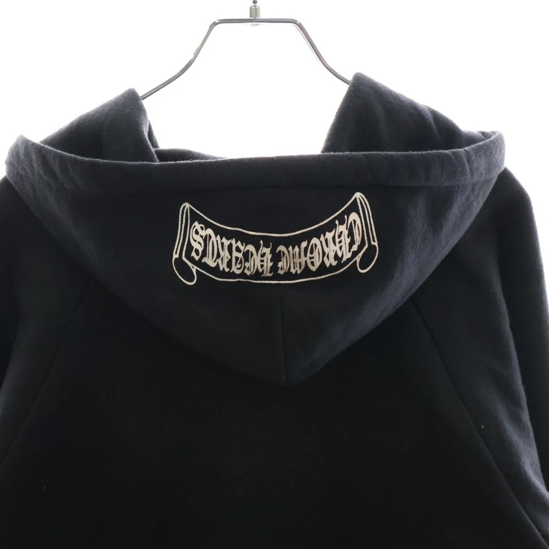 Felpa con cappuccio foderata termica Chrome Hearts Oldger Dag zipmpa stampatta etichettato scorr