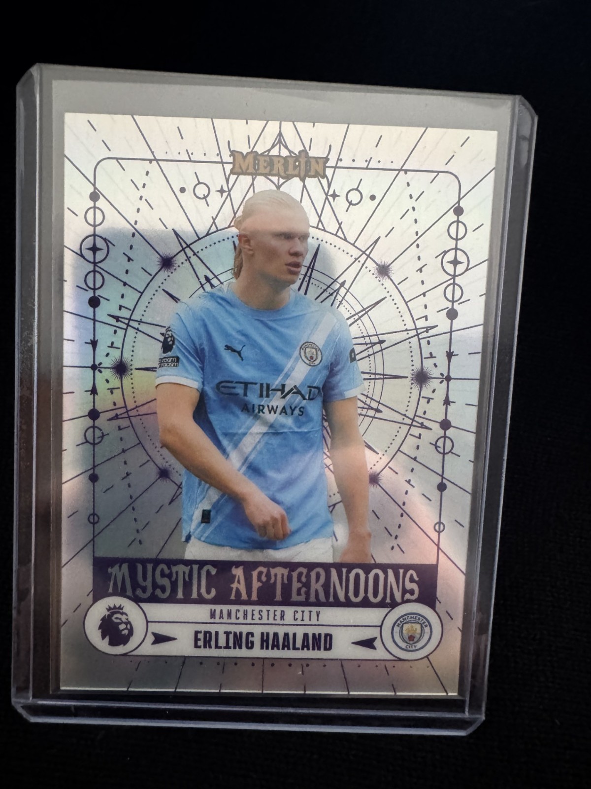 ERLING HAALAND 2026 TOPPS MERLIN EPL MYSTIC AFTERNOONS view 1