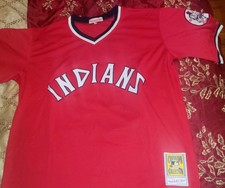 Cleveland Indians 1972 Jim  Thome Cooperstown Collection Jersey Size Large
