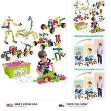Huaker Stem Building Toys for 3 4 5 6 7 8 Year Old Boys Girls Kids,180 Pieces...