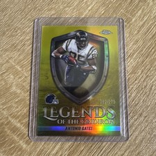 25 Topps Chrome Legends Of The Gridiron Antonio Gates Yellow /275