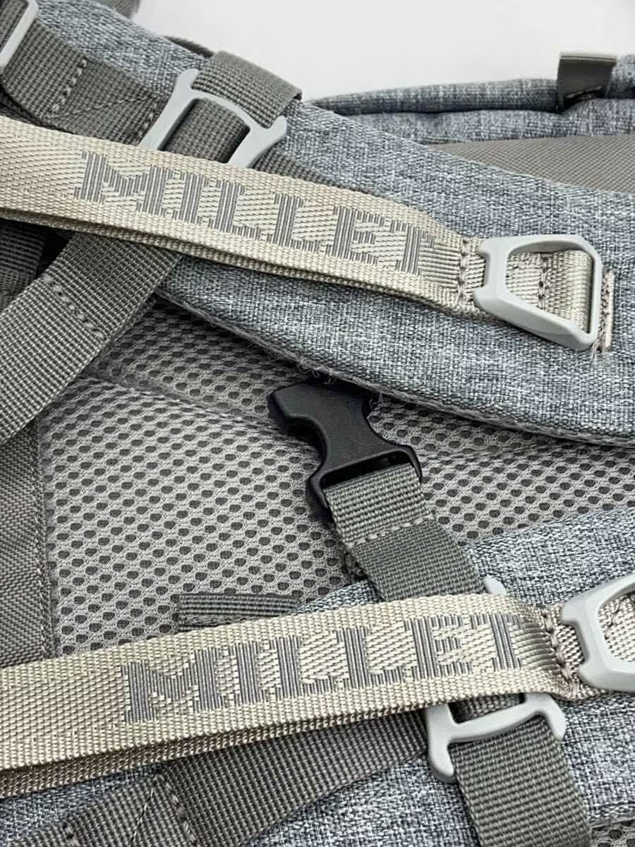 MILLET Backpack Polyester Gray Solid Color - image 9