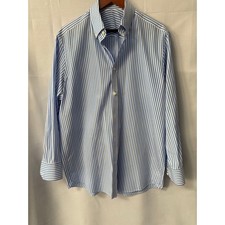 Men  s Large The Besporke Clothier Button Down Dress Shirt.