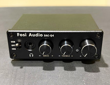 Fosi Audio DAC-Q4 Desktop Headphone Amp/DAC USB Optical Coax RCA 3.5mm