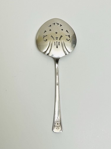 VTG WM Rogers IS Mountain Rose Slotted Silverplate Serving Spatula Tomato Server - Picture 11 of 11