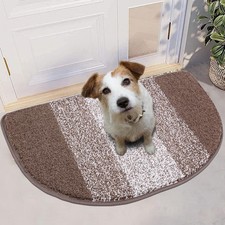 Indoor Doormat Entryway Door Mat, Non Slip Absorbent Mud Trapper Mat Inside F...