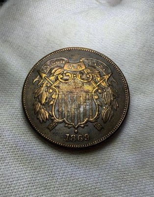1869 Shield Two Cent | Better Date  *Low Survival-Under 4k*