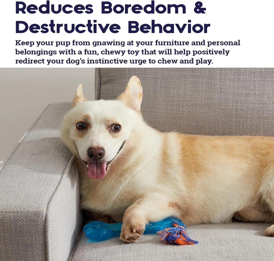 Petstages Orka Hueso Azul Real Grande (Pack de 1), (Azul Real) Foto 3 de 4