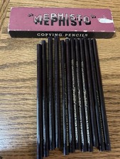 Vintage L&C Hardtmuth Mephisto 73B Medium Copying Pencils made in USA