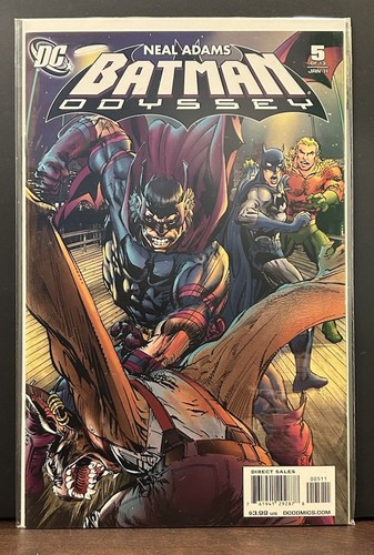Batman: Odyssey #1-5 Neal Adams 2010 DC Comics Lot - Picture 3 of 3