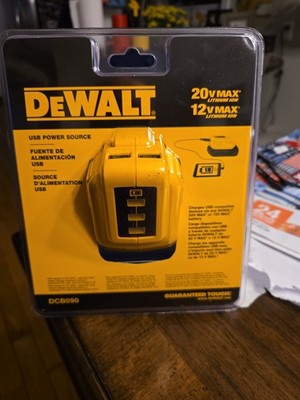 DEWALT DCB090 12V/20V MAX USB Power Source with State of Charge Indicator