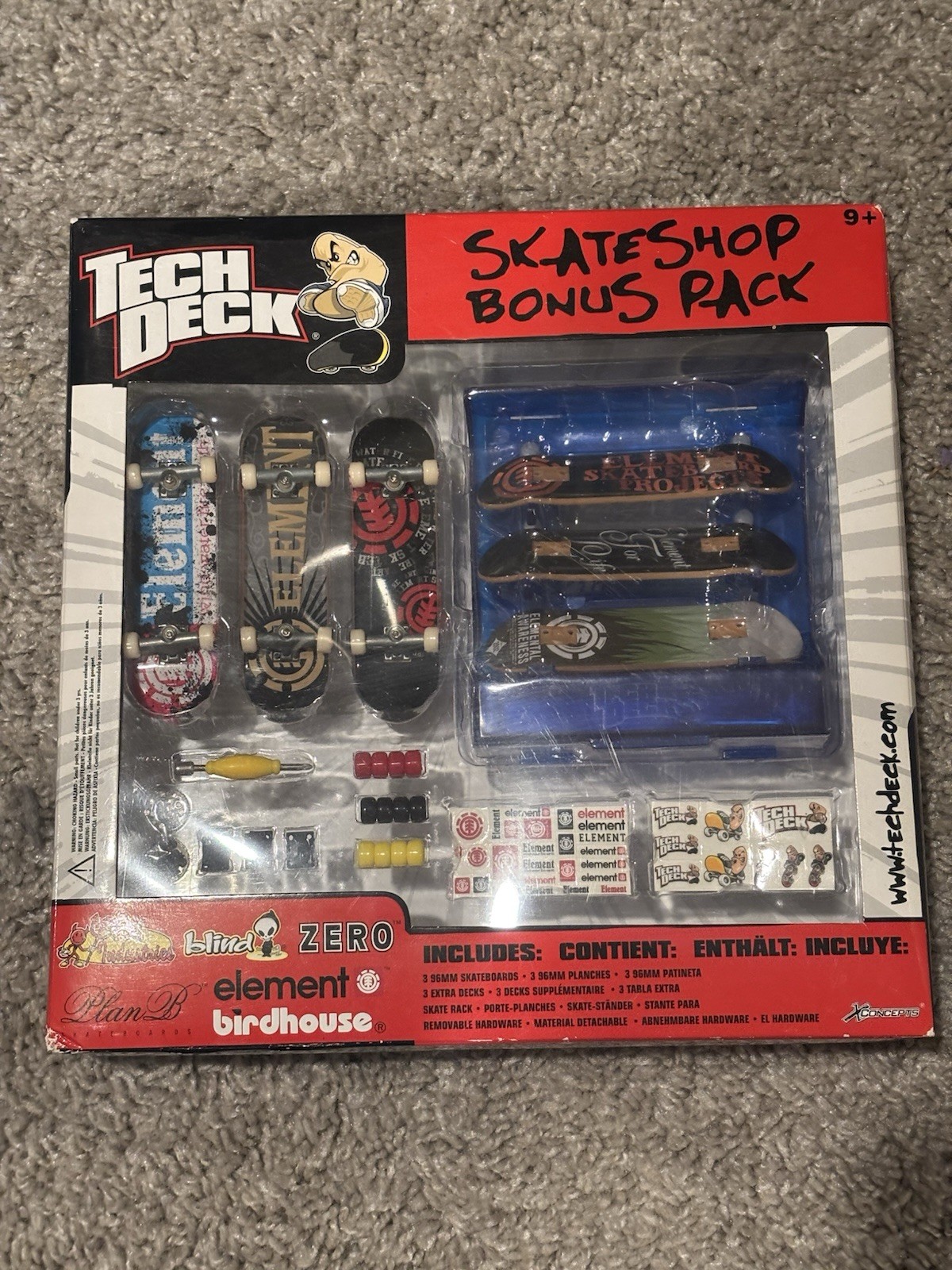 Vintage Element Tech Deck Skate Shop Bonus Pack