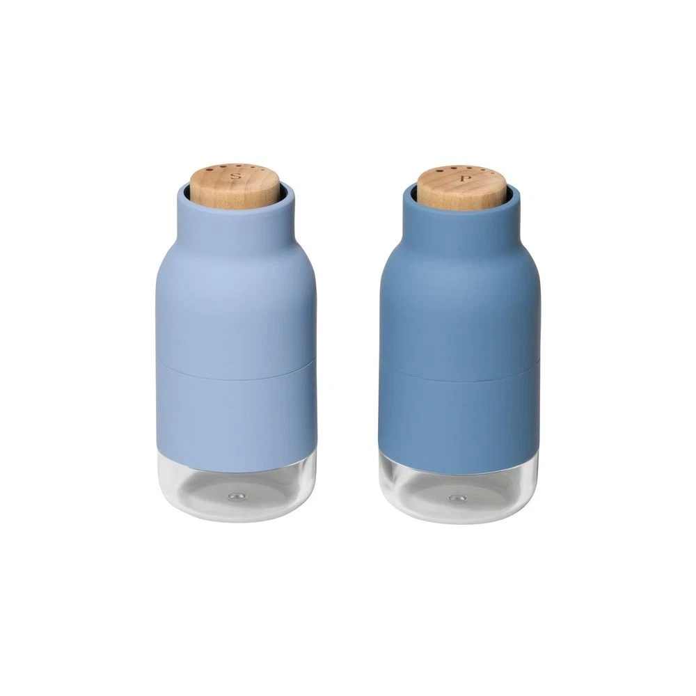 Wilkie Borthers Salt & Pepper Mill Set (Slate Blue) 58 x 123mm (90mL capacity)