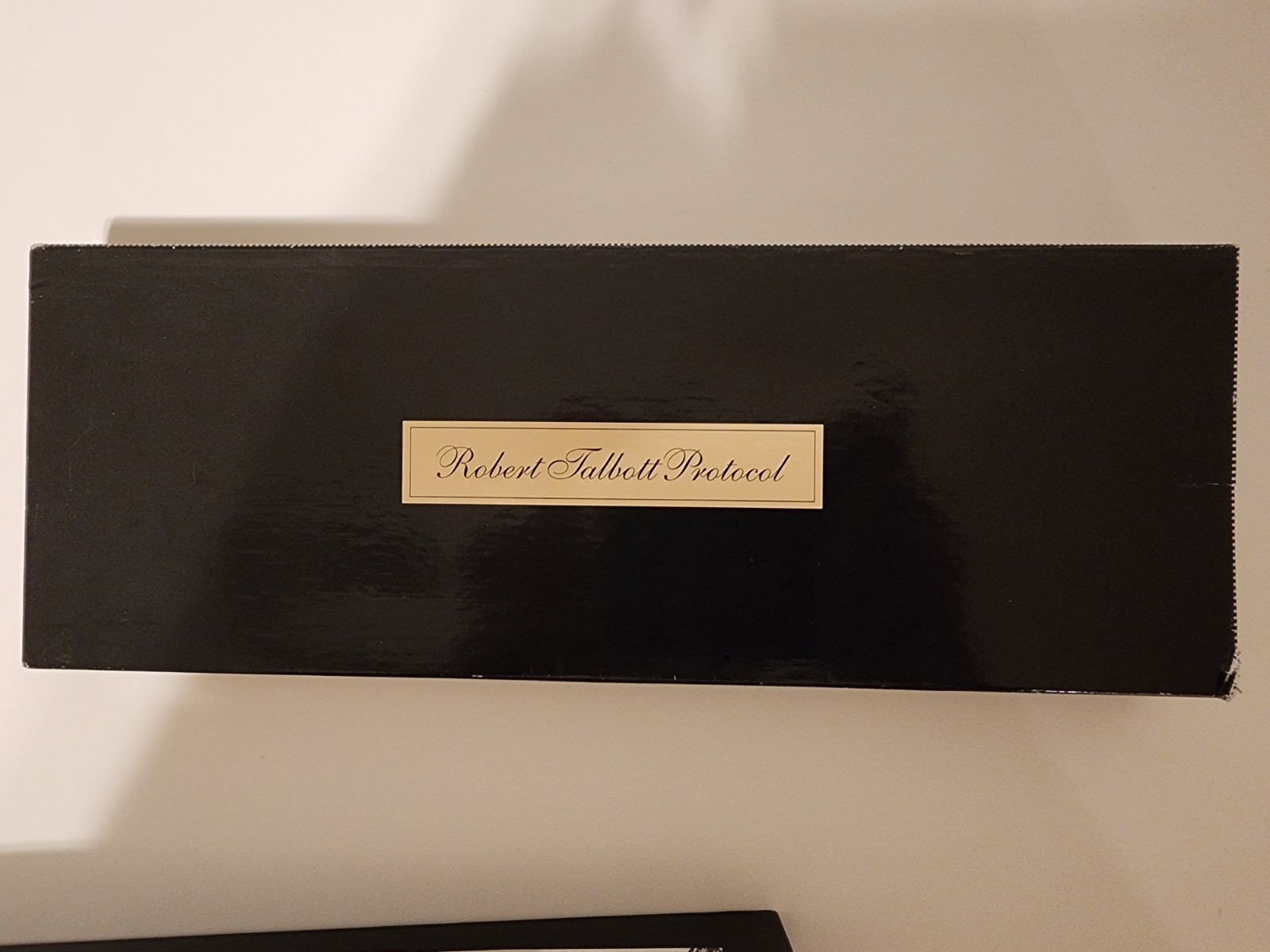 MINT Robert Talbott Protocol Formal Black Silk Bo… - image 2