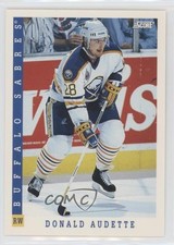 1993-94 Score Canadian Donald Audette #77 q7c