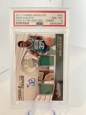 2017 Panini Absolute Tools of the Trade Signatures Semi Ojeleye Auto Patch PSA 8