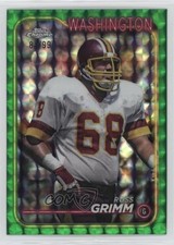 2024 Topps Chrome Green Geometric Refractor 81/99 Russ Grimm #197 HOF 14lt