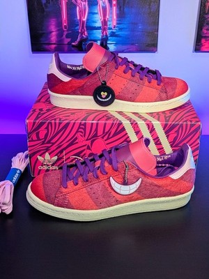 Adidas Campus 80s Disney Cheshire Cat Größe 43 1/3 US 9,5 Komplett Box Extras