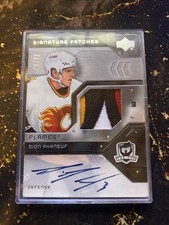 06-07 UD Upper Deck The Cup Signature Patches  Dion Phaneuf  /75  Patch  Auto