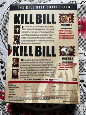 Kill Bill Collection DVD, Volume 1 & 2 , New Sealed | eBay UK