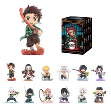 POP MART Demon Slayer Kimetsu no Yaiba Battle Series Single box, Multicolored