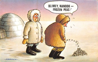 BAMFORTH SCHWARZES DREIECK COMIC POSTKARTE FITZPATRICK NR 48 IGLU G PLUS V GUT
