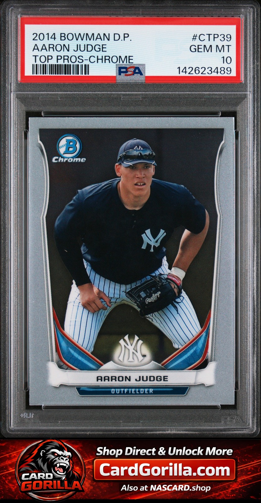 2014 Bowman Bowman Draft Chrome #CTP39 Aaron Judge front