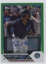 2023 Topps Pro Debut Green Foil Auto 88/99 Robert Perez Jr #PD-173 Auto 1d49