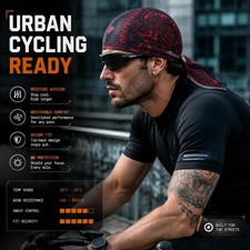 Elastic Motorcycle Wrap Biker Du Bandana Paisley Doo Rag Head Skull Cap Durag US
