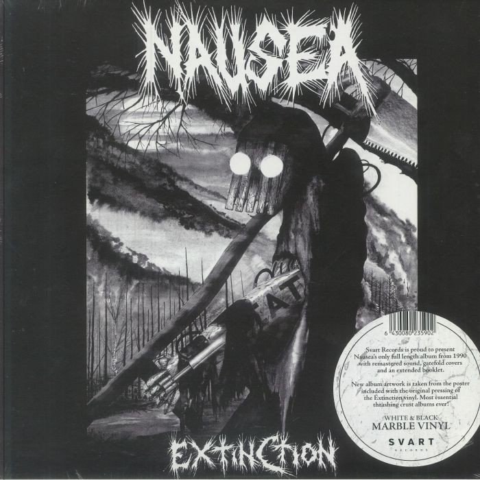 NAUSEA - Extinction (remastered) - MARBLED VINYL LP