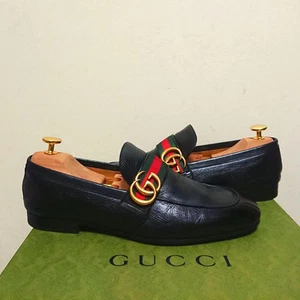 Mocassins homme 8,5 US Gucci Gg Marmont Web noir 7 1/2