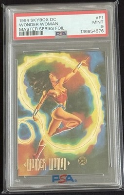1994 Skybox DC Master Series Foil #F1 PSA 9 Pop 2! Rare Low Pop!
