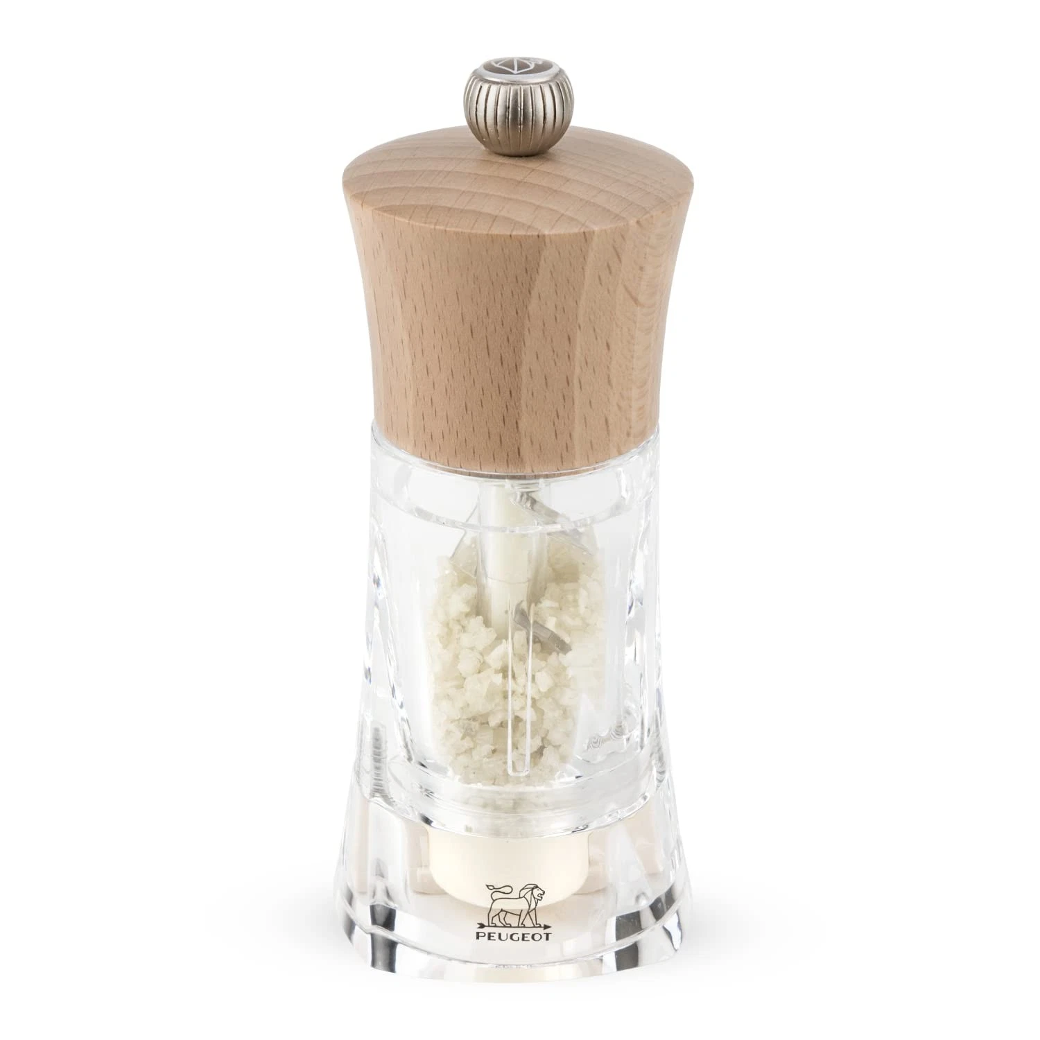 Oleron Manual Wet Salt Mill - Patented Transparent Grinder for Sea Salt - Acryli