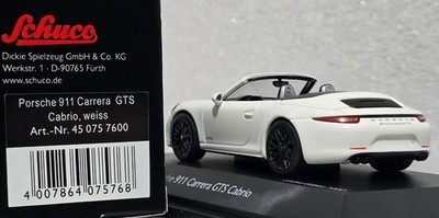 Porsche 911 (991) Carrera GTS 2014 White 1:43 Schuco 450757600