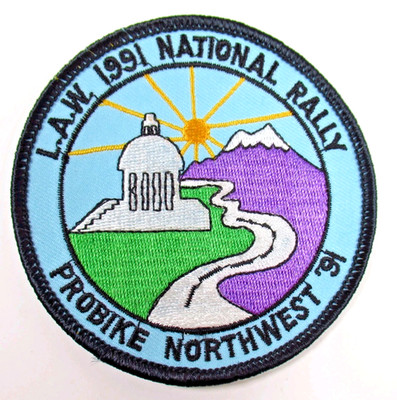 League of American Wheelmen National Rally Patch 1991 ProBike Northwest