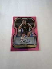 2020 Panini Prizm Zack Baun RC Rookie Card Autograph Auto Pink Prizm SP. rookie card picture