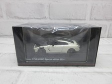 Mini car 1/43 Kyosho Nissan GT-R Nismo Special Edition 2024 White model car