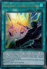 BLMM-EN047 MAGIA MAGIC - THUNDER OF JUDGMENT ULTRA RARE 1ST EDITION YuGiOh CARD