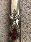 KNIGHTS TEMPLAR SWORD (HOLDER ONLY)- RED CROSS SILVER Colored Pre Owned Unique — photo 7