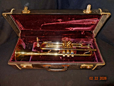 Nice VINTAGE CARL FISCHER TRUMPET SN 60864