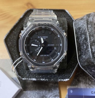 Casio G-SHOCK GA-2100SKE-7A 45,4mm Carbon Fiber Transparent Gehäuse,...